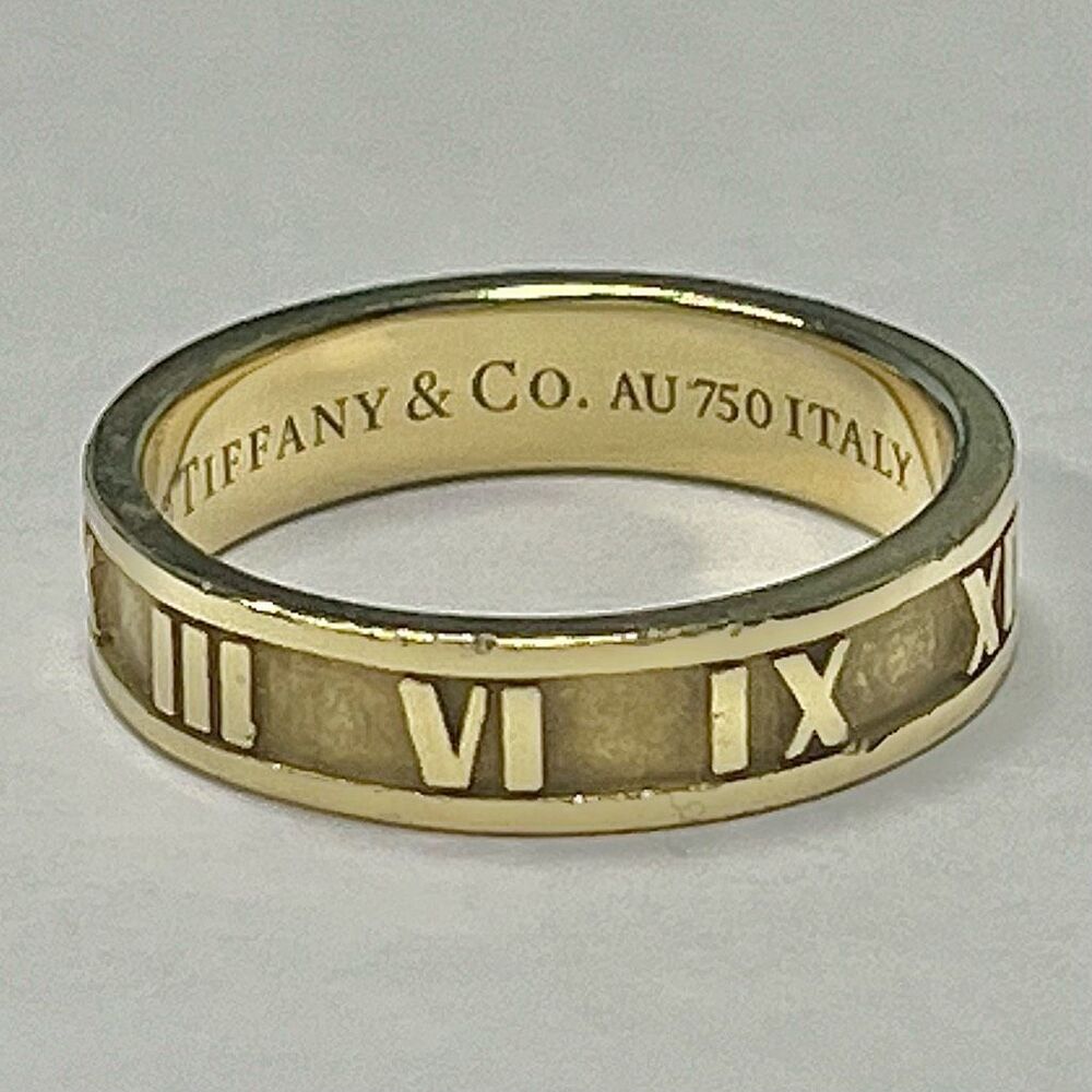 Retired Tiffany & Co. Atlas  Band - 18k Yellow Gold - sz 5.5
